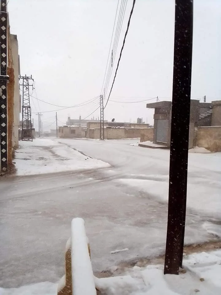 Snow in the village